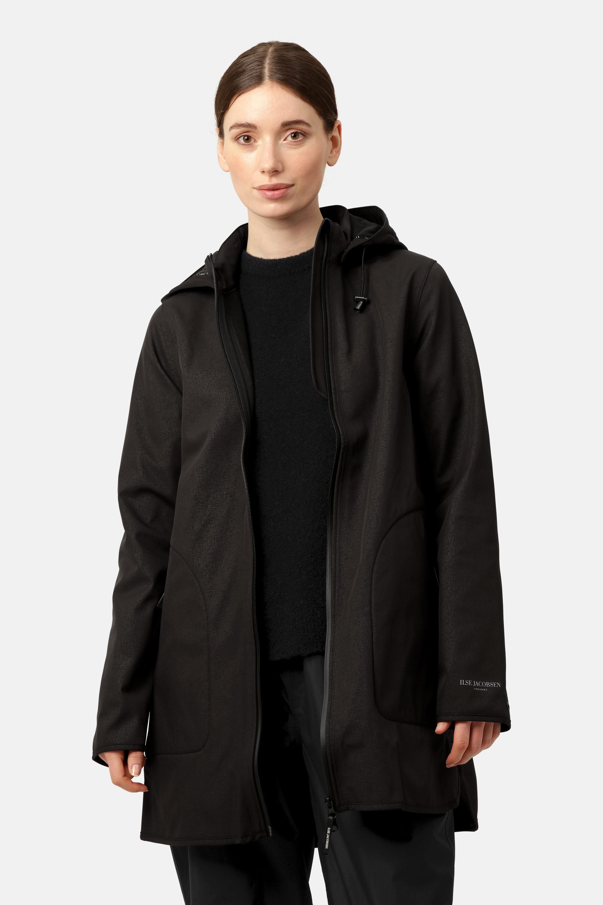 Softshell Regnjakke A-fasong - Black